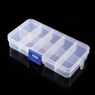 Nail Packaging Box Bead Storage Box BX020-1 Nail Box PP Bead Organizer press on nail packaging Grids storage Box