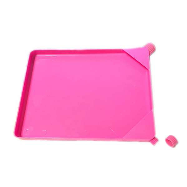 Diamond Painting Accessories Tool Jewelry Craft Tidy Tray MKT028-1 Pink Diamond Glitter Beads Container Funnel tray